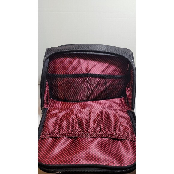 Caboodles Black Fabric Makeup Travel Case Organizer – Missing Inner Pouch - Picture 6 of 9